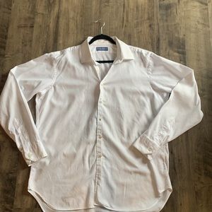 Men white dress shirt